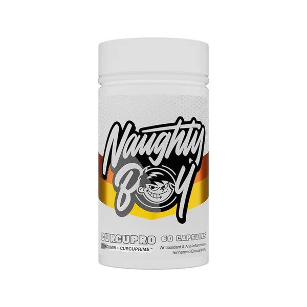 Naughty Boy CurcuPro High Potency Curcumin with BioPerine For Antioxidant Support 60 Capsules