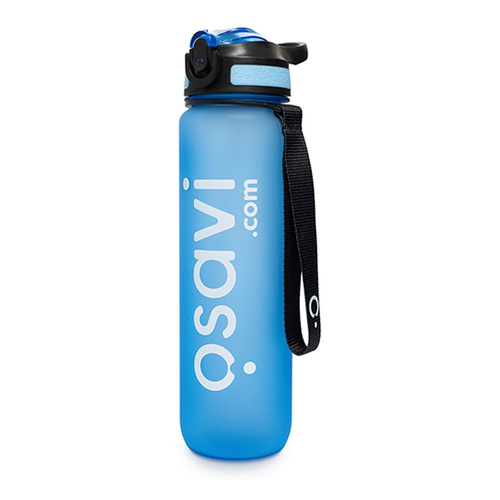 Osavi Bottle Bidon Water Bottle with Straw Blue 1000ml
