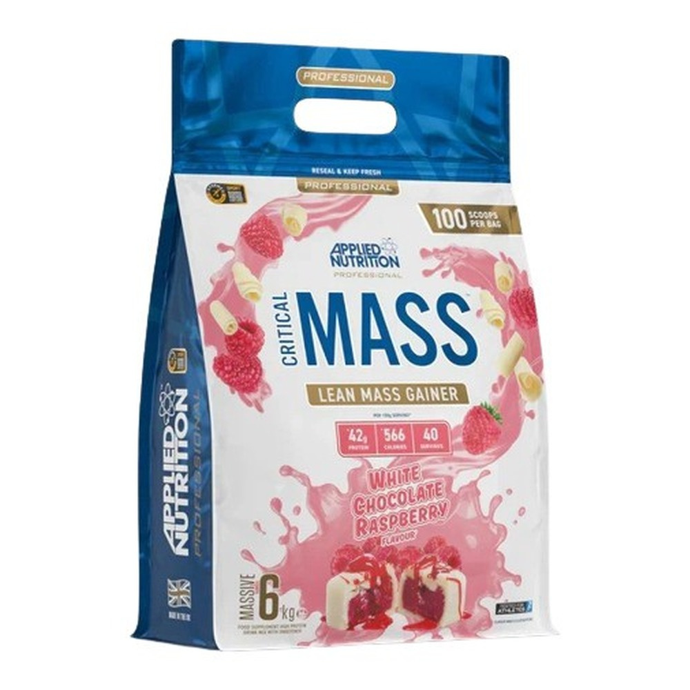 Applied Nutrition Critical Mass Professional Gainer, Biała czekolada i malina 6000g