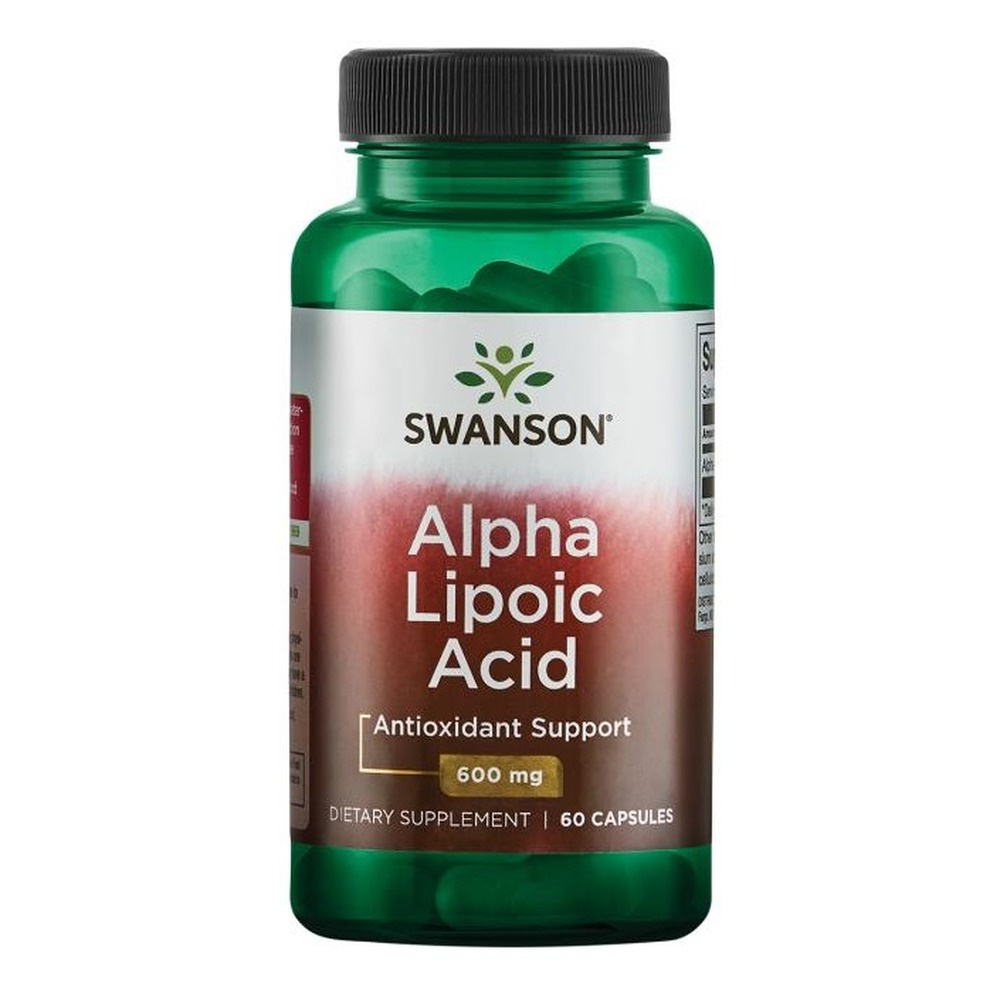 Swanson Alpha Lipoic Acid 600mg 60 Capsules