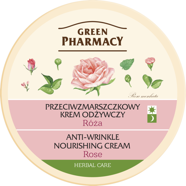 Green Pharmacy Anti Wrinkle, Vanishing Cream Rose 150ml