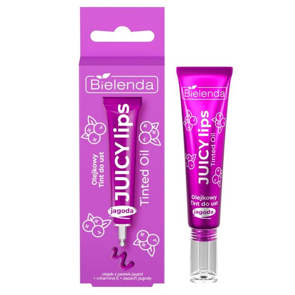 Bielenda Juicy Olejkowy Tint do Ust z Olejkiem z Pestek Jagód i Witaminą E 10g