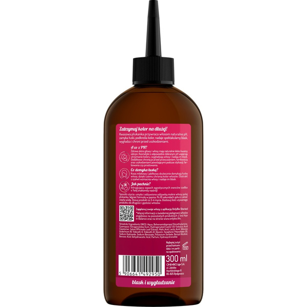 OnlyBio Hair in Balance Kolor Płukanka Kwasowa do Włosów 300ml