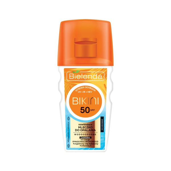 Bielenda Bikini Protective Sun Wodoodporne Mleczko do Ciała SPF 50 Wysoka Ochrona 125ml