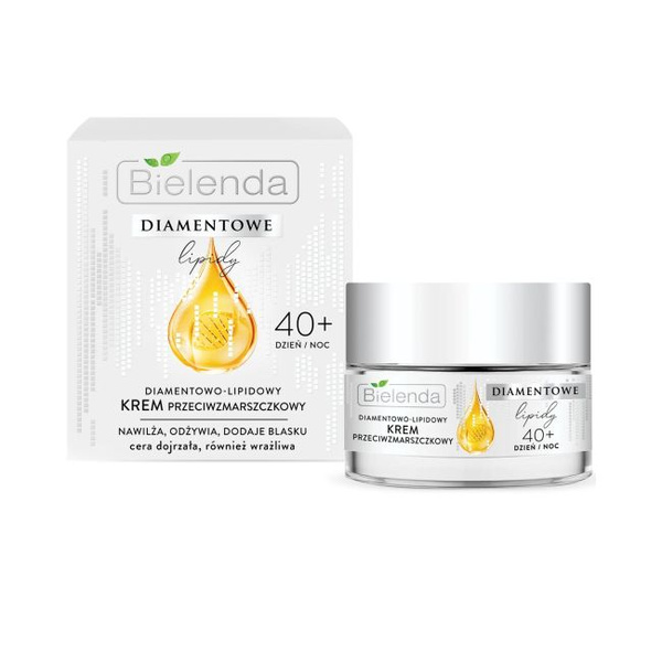 Bielenda Diamond Lipids 40+ Diamond-Lipid  Anti-Wrinkle Cream for Mature and Sensitive Skin Day and Night 50ml