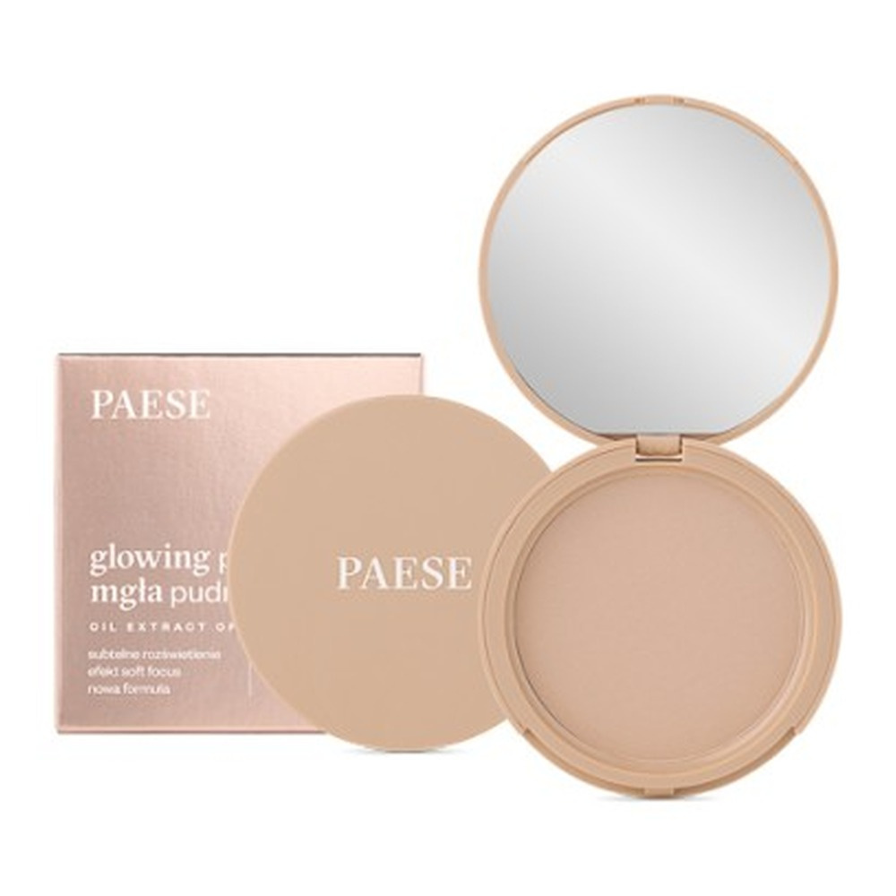 Paese Glowing Powder Mgła Pudrowa Rozświetlający Puder do Twarzy Nr  12 Natural Beige 10g