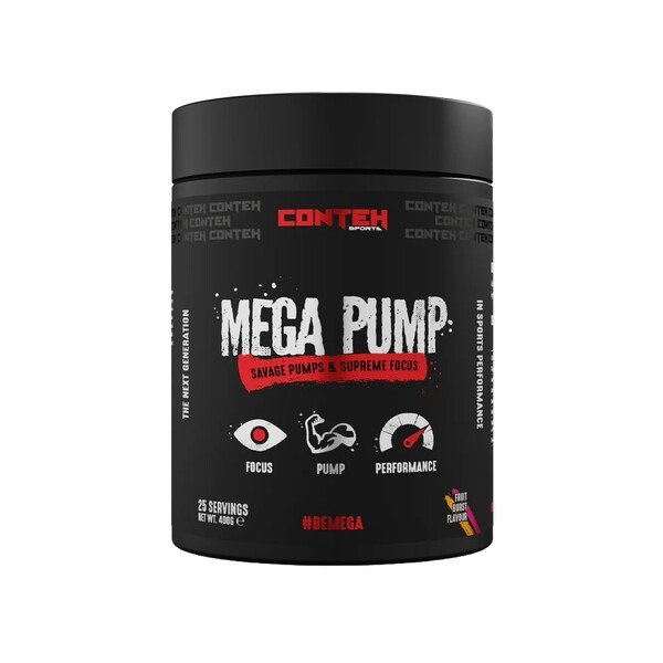 Conteh Sports Mega Pump Stim-Free Pre-Workout For Pump and Focus 400g