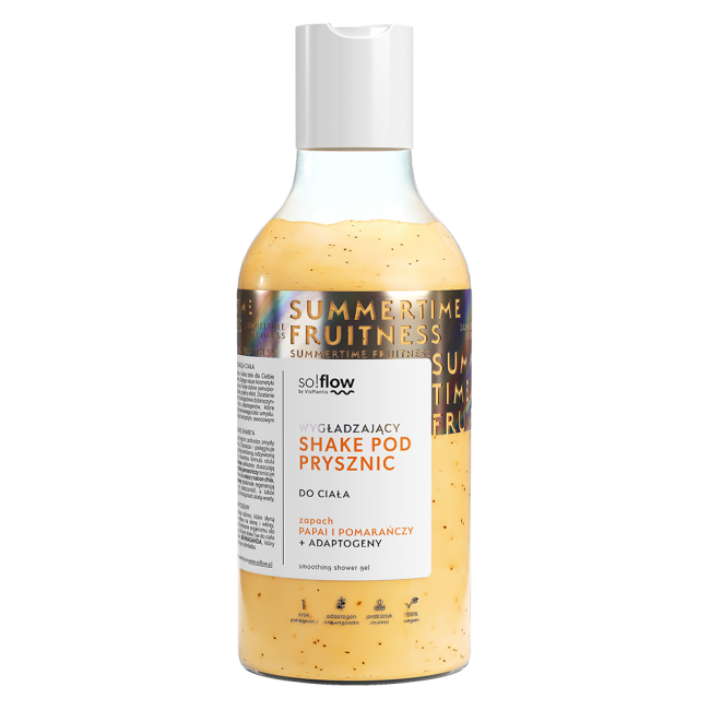 So!Flow by Vis Plantis Wygładzający Shake pod Prysznic Papaja i Pomarańcza 400ml