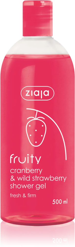 Ziaja Blubel Cranberry Strawberry Moisturizing Shower Gel 500ml