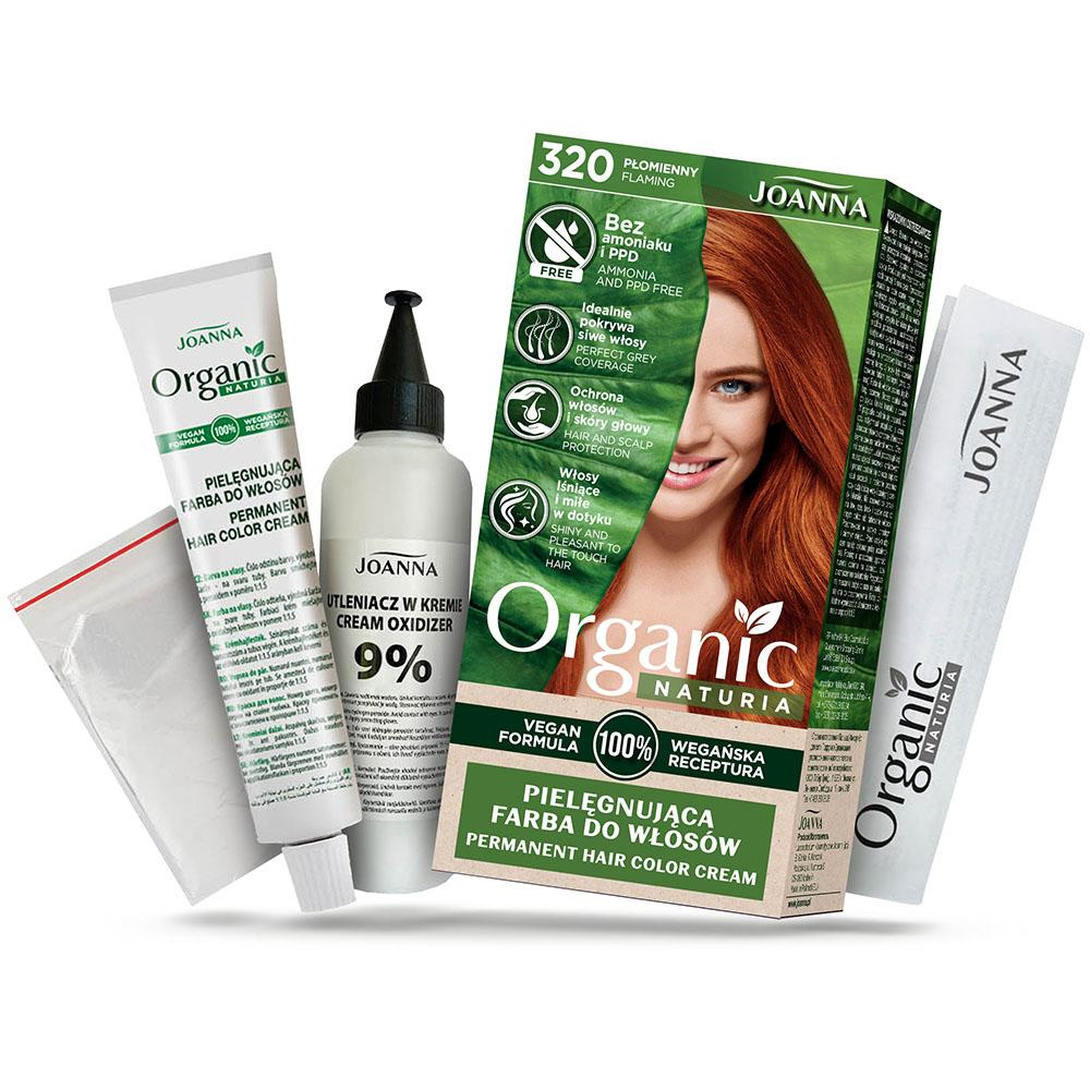 Joanna Organic Vegan Farba Nr 320 Płomienny 1 Sztuka