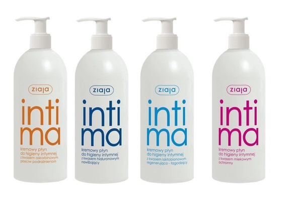 Ziaja Intime Kremowy Płyn do Higieny Intymnej z Kwasem Hialuronowym Vegan 500ml