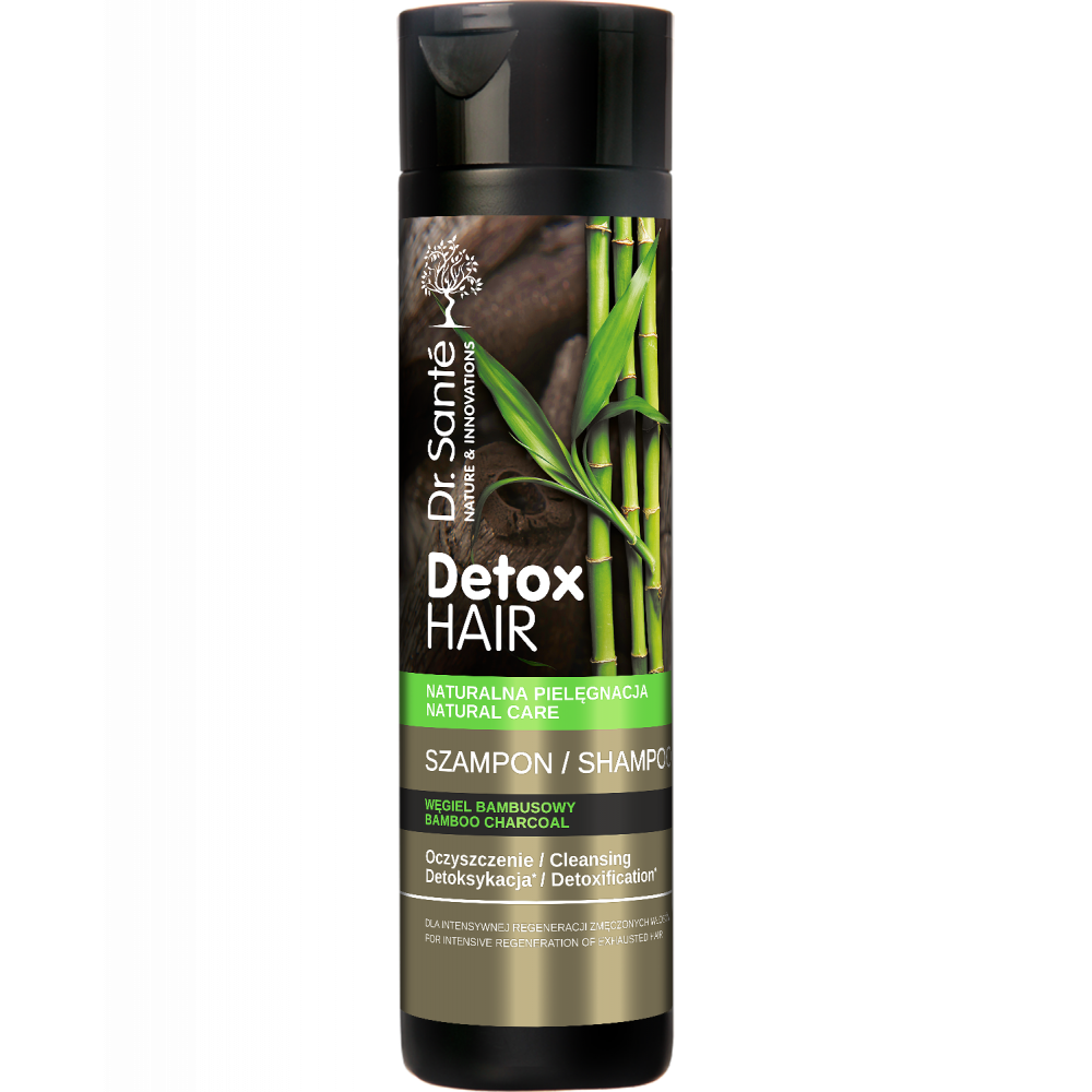 Dr. Sante Detox Hair Regenerujący Szampon Oczyszczający do Włosów z Węglem Bambusowym 250ml
