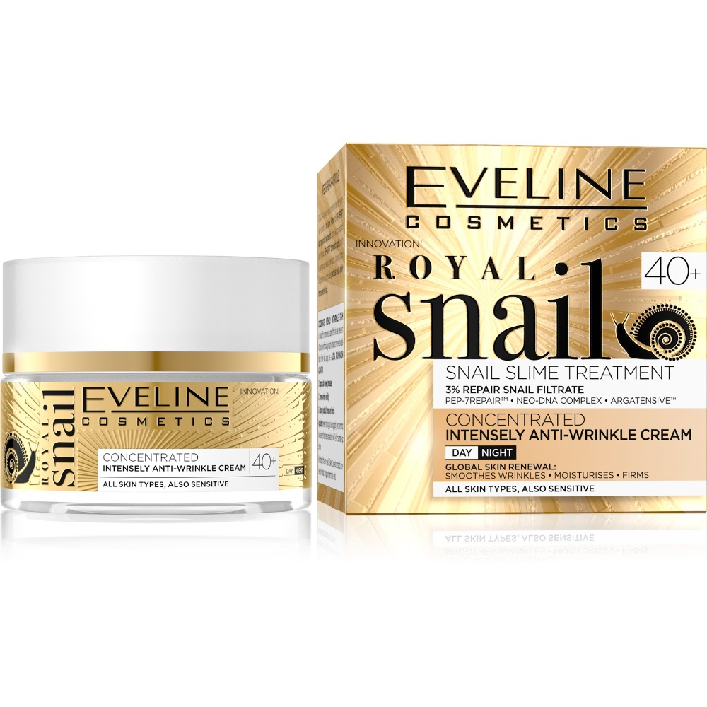 Eveline Royal Snail krem na dzień i na noc 40+ 50 ml