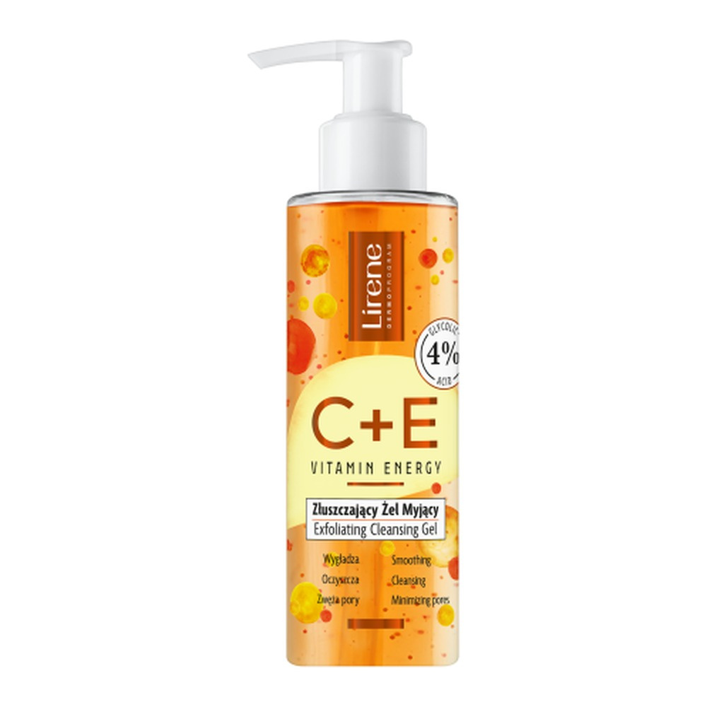 Lirene Uk C+E Vitamin Energy Peelingujący Żel Do Mycia Twarzy 145ml