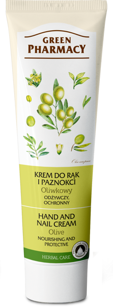 Green Pharmacy Krem do Rąk i Paznokci Ochronny Oliwkowy 100 ml