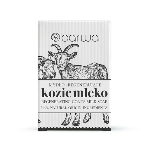 Barwa Pure Calm Regenerujące Mydło w Kostce Kozie Mleko dla Skóry Wrażliwej i Suchej 100g