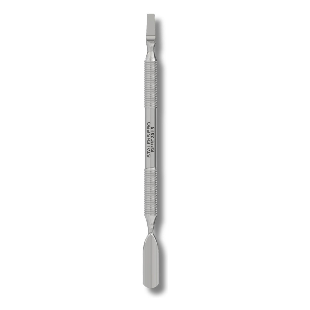 Staleks Pro Kopytko do Manicure EXPERT 30 TYPE 5 Popychacz Szeroki Zaokrąglony i Ostrze Proste 124mm 1 Sztuka