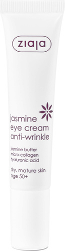 Ziaja Jasmine Eye and Eyelid Cream Against Wrinkles 50+ for Mature Skin 15ml