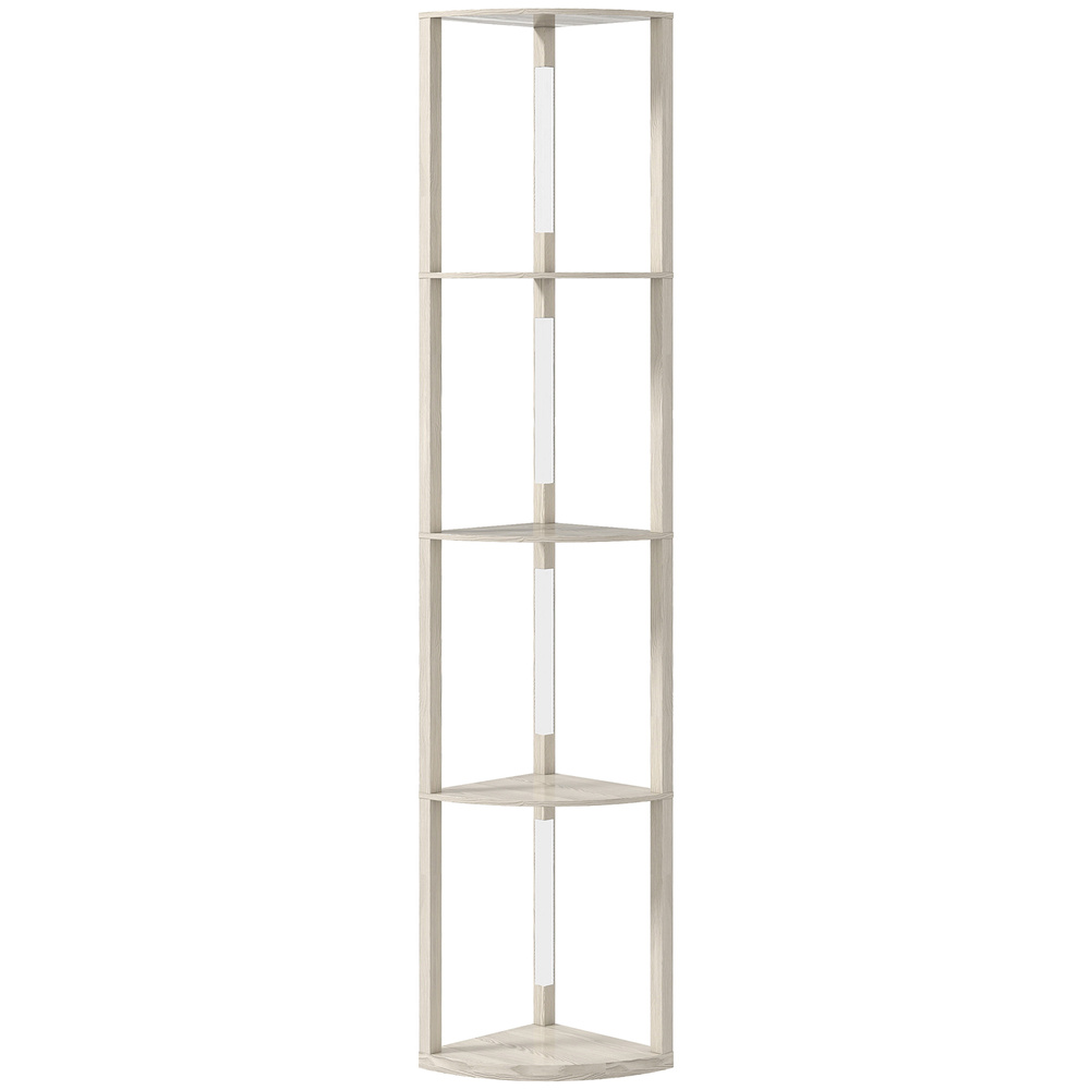 HOMCOM Three-Tier Corner Floor Lamp
