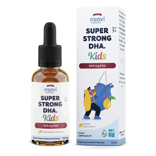 Osavi Super Strong DHA Kids 640mg DHA dla Dzieci Cytrynowy 50ml