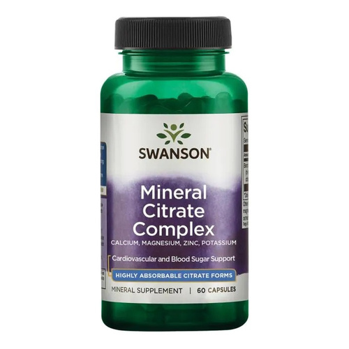 Swanson Mineral Citrate Complex 60 Capsules