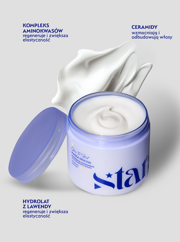Stars Glow To Bed Nocna Maska Regenerująca z Czepkiem 200ml