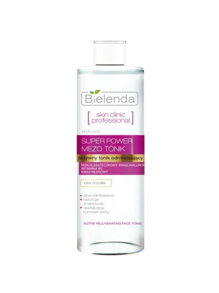Bielenda Skin Clinic Professional Face Toner with Lactic and Hyaluronic Acid 200ml