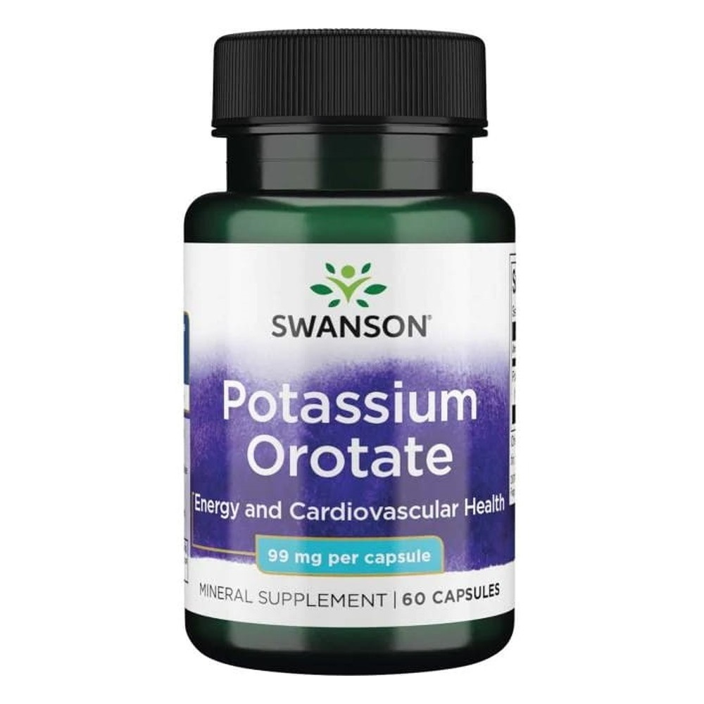 Swanson Potassium Orotate, 99mg - 60 caps