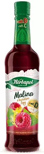 Herbapol Raspberry Linden Syrup 420ml