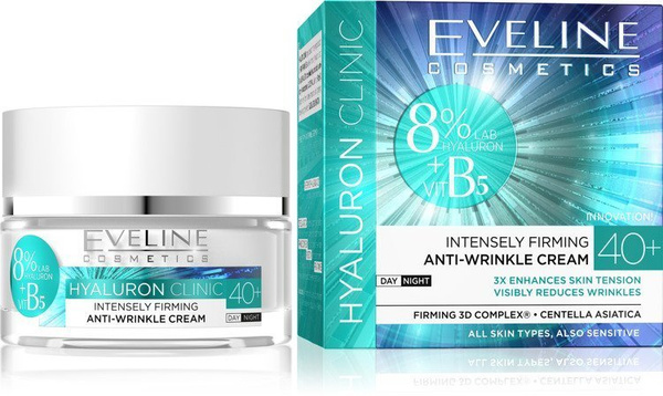 Eveline HYALURON EXPERT DAY AND NIGHT CREAM 40+ 50ML