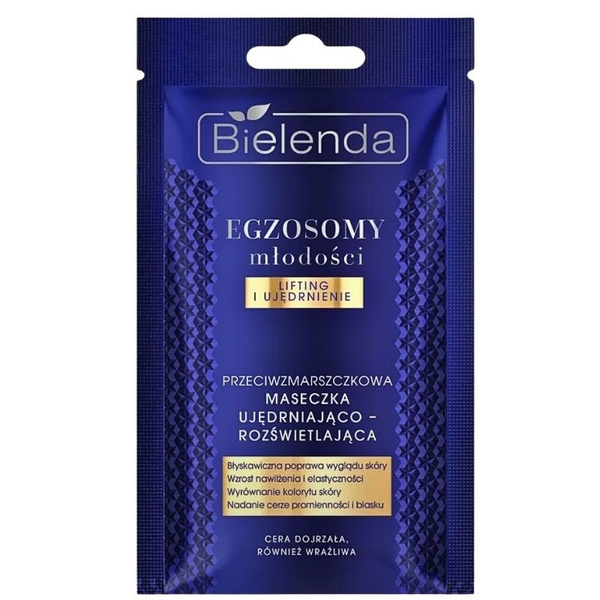 Bielenda Exosomes of Youth Anti-Wrinkle Firming and Brightening Mask for Mature and Sensitive Skin 8g