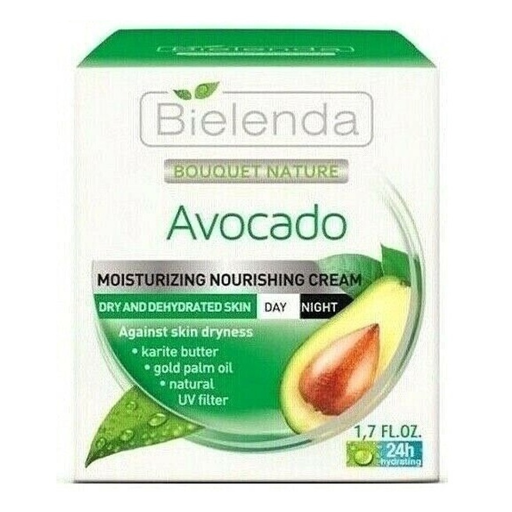 Bielenda Avocado Odżywczy Nawilżający Krem do Twarzy na Dzień i na Noc 50ml