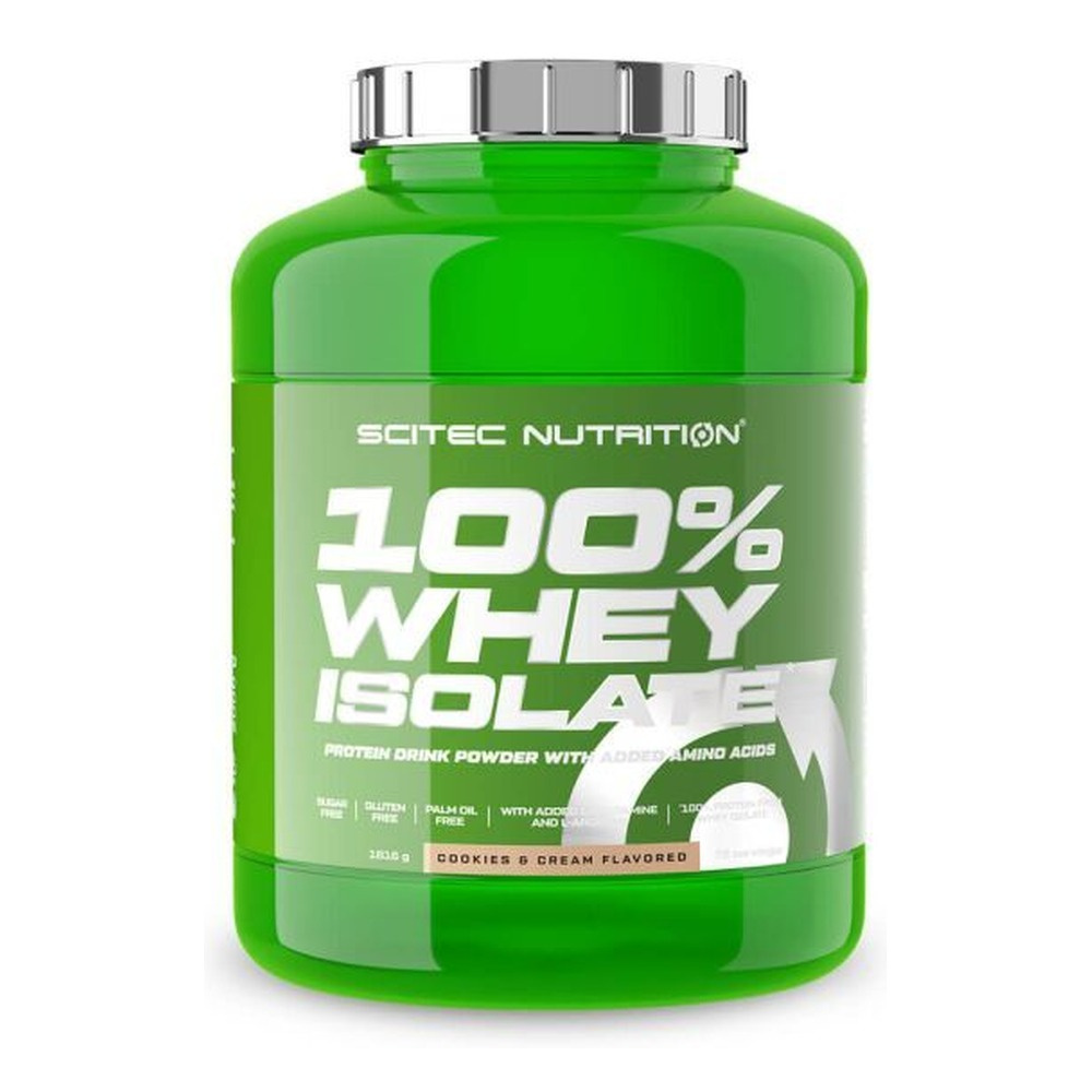 SciTec 100% Whey Isolate, Cookies & Cream - 1816g