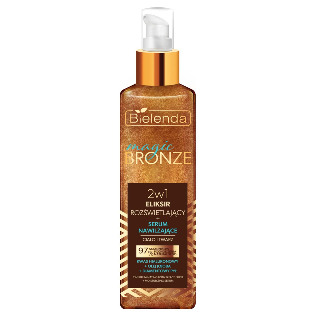 Bielenda Magic Bronze 2in1 Illuminating Elixir Face Body Serum 150ml