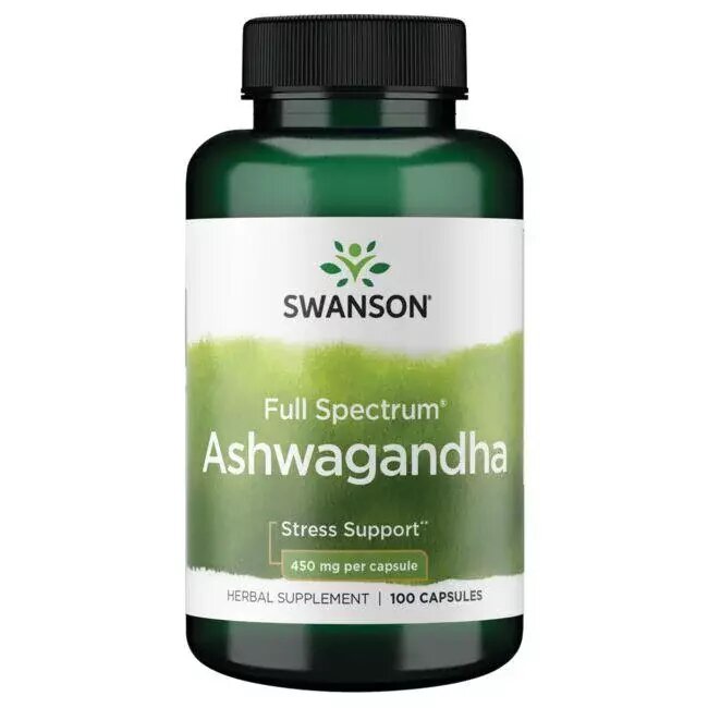 Swanson Ashwagandha 450 mg 100 Kapsułek