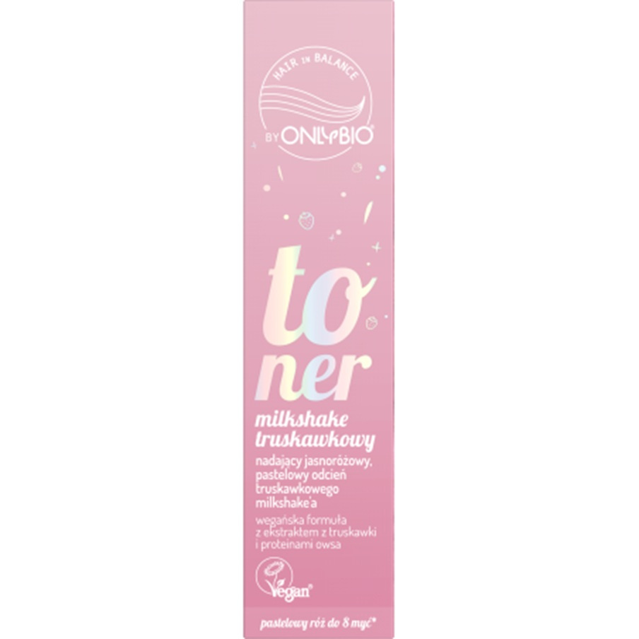 OnlyBio Hair in Balance Toner Truskawkowy Milkshake 100ml