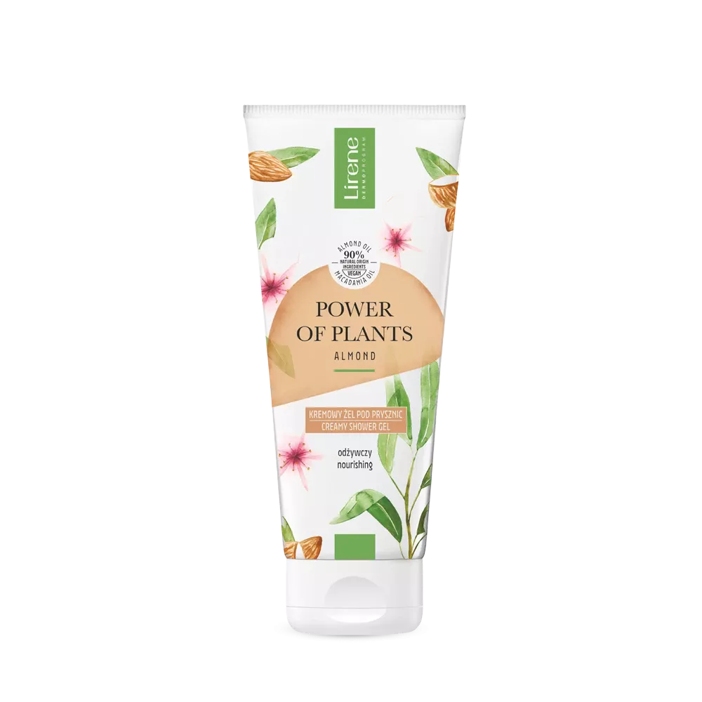 Lirene Power Of Plantis Odżywczy Kremowy Żel pod Prysznic Migdał 200ml