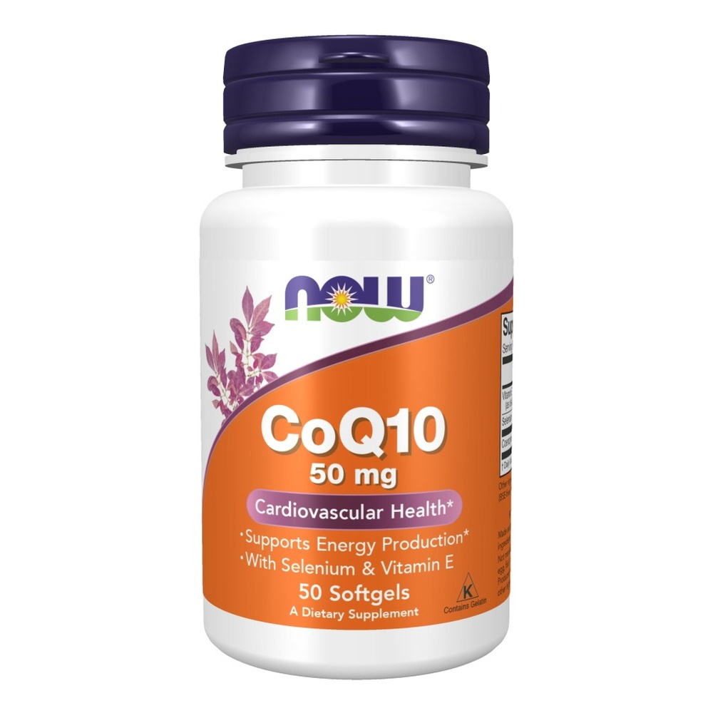 CoQ10 with Selenium & Vitamin E, 50mg - 50 softgels