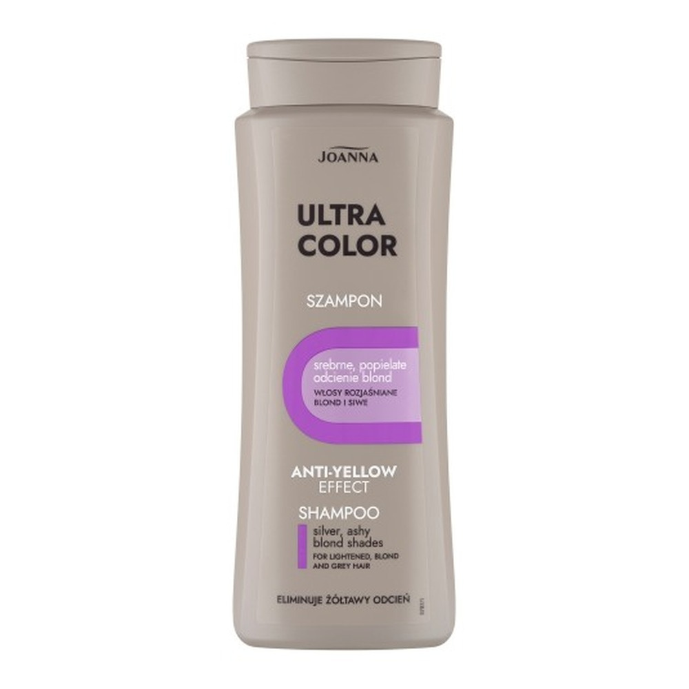 Joanna Ultra Color Szampon Srebrne Odcienie Blond 400ml
