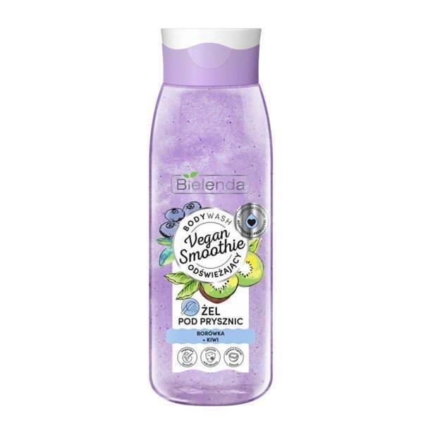 Bielenda Vegan Smoothie Odświeżający Żel pod Prysznic z Jagodami i Kiwi 400g