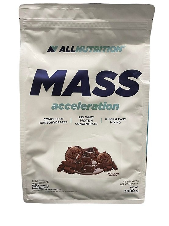 Allnutrition Mass Acceleration Chocolate Carbohydrate-Protein Complex 3000g