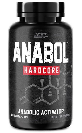 Nutrex Anabol Hardcore Anabolic Activator for Building Lean Muscle Mass 60 Liquid Caps