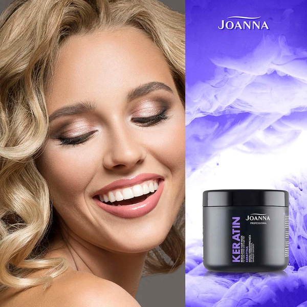Joanna Professional Odbudowująca Maska z Keratyną dla Włosów Łamliwych 500ml