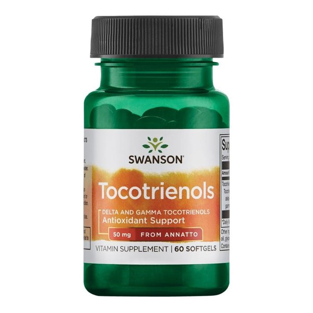 Swanson Tocotrienols 50mg Helps Lower Bad Cholesterol in the Blood 60 Capsules