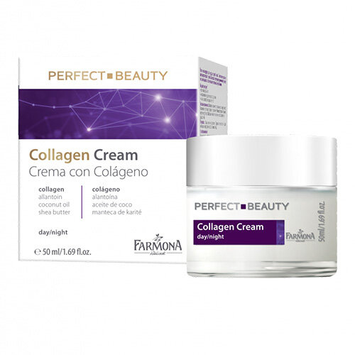 Farmona Perfect Beauty Odmładzający Krem do Twarzy z Kolagenem dla Skóry Dojrzałej na Dzień i na Noc 50ml