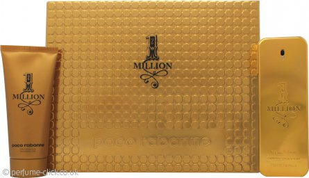 Paco Rabanne 1 Million Eau de Toilette 100ml EDT + Shower Gel 100ml Set for Men 1 Piece