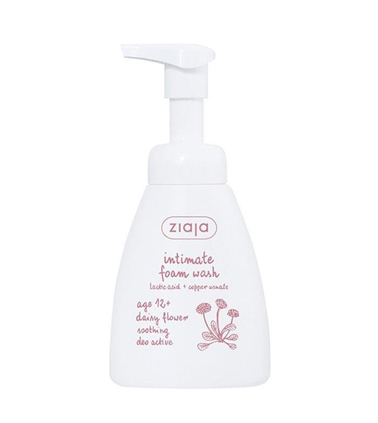 Ziaja Łagodząca Pianka do Higieny Intymnej dla Dziewczynek i Nastolatek Vegan 250ml