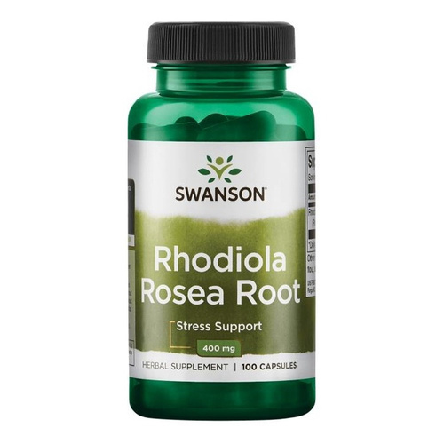 Swanson Rhodiola Rosea Root 400mg 100 Capsules