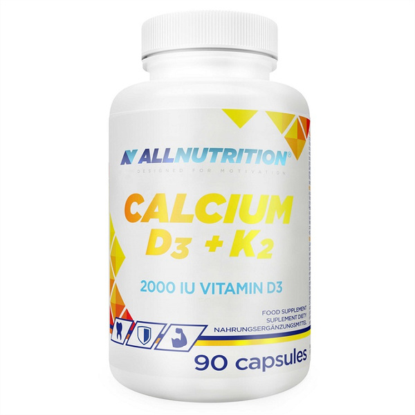 Allnutrition Calcium D3 + K2 for Proper Functioning of Muscles 90 Capsules
