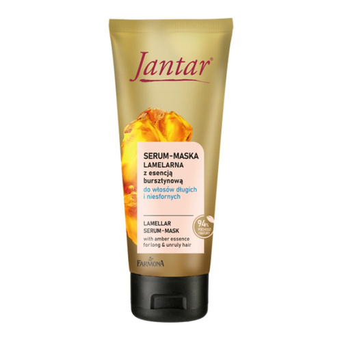 Jantar Lamelarne Serum-Mask with Amber Essence for Long Damaged and Unruly Hair 100ml